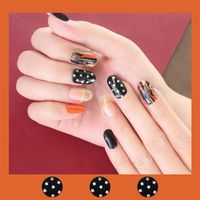 Wholesale Fashion Solid Color Star Pattern Gel Nails Patches With Nail File 22 Pieces Set Nihaojewelry main image 5
