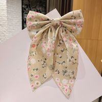 Wholesale Accessories Korean Floral Bow Hairpin Nihaojewelry sku image 1