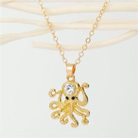 Nihaojewelry Fashion Creative Octopus Diamond Necklace Wholesale Jewelry sku image 1