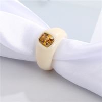 Nihaojewelry Retro Fashion Geometric Multicolor Ring Wholesale Jewelry sku image 1