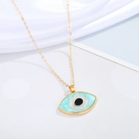 Nihaojewelry Creative Devil Eye Clavicle Chain Necklace Wholesale Jewelry sku image 1