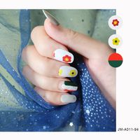 Wholesale Fashion Flower Painting Pattern Gel Nails Patches With Nail File 22 Pieces Set Nihaojewelry main image 1