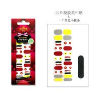 Wholesale Fashion Flower Painting Pattern Gel Nails Patches With Nail File 22 Pieces Set Nihaojewelry main image 6