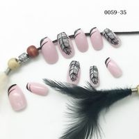 Nihaojewelry Finished Ballet Faux Ongles Patchs 24 Pièces Accessoires En Gros main image 24