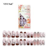 Nihaojewelry Finished Ballet Fake Nail Patches 24 Pieces Wholesale Accessories sku image 14