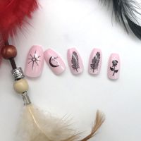 Nihaojewelry Finished Ballet Fake Nail Patches 24 Pieces Wholesale Accessories sku image 19