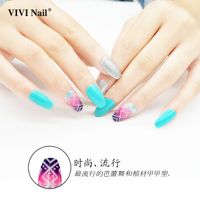 Wholesale Fashion Gradient Color Matte Nails Patches 24 Pieces Set Nihaojewelry main image 3