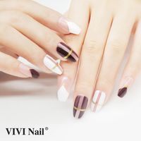Wholesale Fashion Shield-shaped Pattern Nails Patches 24 Pieces Set Nihaojewelry main image 5