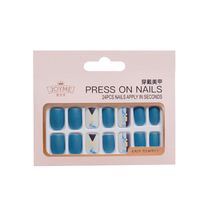 Wholesale Accessories Triangle Blue Nail Patch Nihaojewelry main image 7