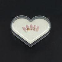 Wholesale Accessories Heart Shaped Fake Nail Display Plastic Empty Box Nihaojewelry main image 5