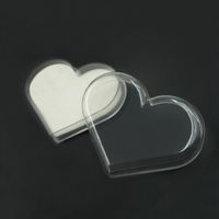 Wholesale Accessories Heart Shaped Fake Nail Display Plastic Empty Box Nihaojewelry main image 6