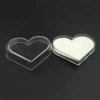 Wholesale Accessories Heart Shaped Fake Nail Display Plastic Empty Box Nihaojewelry main image 7