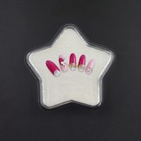 Wholesale Accessories Pentagram Nail Display Transparent  Empty Plastic Box Nihaojewelry main image 6