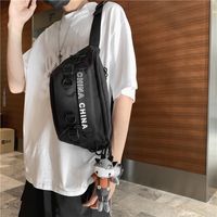 Nihaojewelry Casual Messenger Canvas Chest Bag Wholesale Accessories main image 4