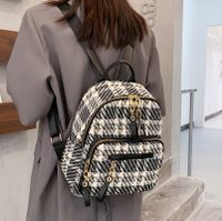 Nihaojewelry Fashion Plaid Zipper Backpack Wholesale main image 3