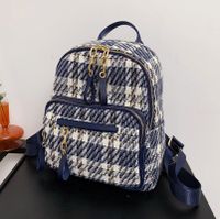 Nihaojewelry Fashion Plaid Zipper Backpack Wholesale main image 4