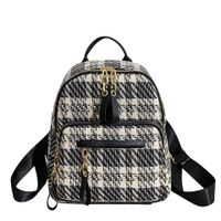 Nihaojewelry Fashion Plaid Zipper Backpack Wholesale main image 6