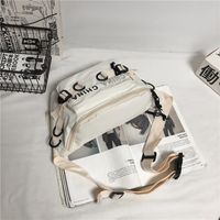 Nihaojewelry Casual Messenger Canvas Chest Bag Wholesale Accessories sku image 1