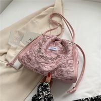 Vente En Gros Simple Chaîne De Couleur Unie Pli Simple Épaule Petit Sac Nihaojewelry sku image 3