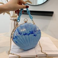Wholesale Fashion Chain Portable Messenger Shell Bag Nihaojewelry sku image 2