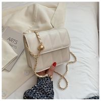 Nihaojewelry Fashion Solid Color Chain Shoulder Messenger Bag Wholesale sku image 4