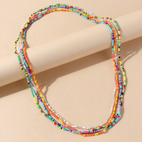 Nihaojewelry Wholesale Jewelry Ethnic Style Creative Multi-layer Beads Necklace sku image 1