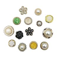 Nihaojewelry Retro Rhinestones Flower Gems Pearls Shoes Buckle Wholesale Accessories main image 6