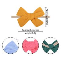 Nihaojewelry Cute Children's Color Seamless Bow Small Hair Wholesale Jewelry main image 3
