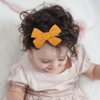 Nihaojewelry Cute Children's Color Seamless Bow Small Hair Wholesale Jewelry main image 6