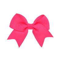 Nihaojewelry Simple Pure Color Children's Bow Hairpin Wholesale Jewelry main image 6