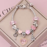 Wholesale Jewelry Fashion Heart-shaped Crystal Pendant Bracelet Nihaojewelry main image 3