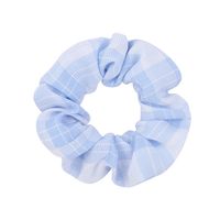 Wholesale Jewelry Chiffon Plaid Hair Scrunchies Set Nihaojewelry sku image 6