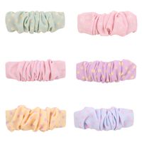 Cross-border New Arrival Hair Accessories Creative Plaid Clip Student Hair Clips Hair Accessories Female Sweet Candy Cloth Hairpin Side Clip sku image 1