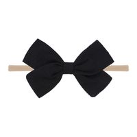 Nihaojewelry Cute Children's Cotton And Linen Fabric Bow Hair Band Wholesale Jewelry sku image 3