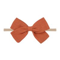Nihaojewelry Cute Children's Cotton And Linen Fabric Bow Hair Band Wholesale Jewelry sku image 6