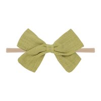 Nihaojewelry Cute Children's Cotton And Linen Fabric Bow Hair Band Wholesale Jewelry sku image 15