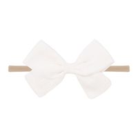 Nihaojewelry Cute Children's Cotton And Linen Fabric Bow Hair Band Wholesale Jewelry sku image 14