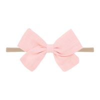 Nihaojewelry Cute Children's Cotton And Linen Fabric Bow Hair Band Wholesale Jewelry sku image 8