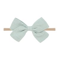 Nihaojewelry Cute Children's Cotton And Linen Fabric Bow Hair Band Wholesale Jewelry sku image 13
