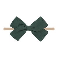 Nihaojewelry Cute Children's Cotton And Linen Fabric Bow Hair Band Wholesale Jewelry sku image 20