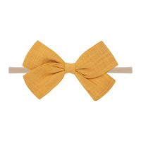 Nihaojewelry Cute Children's Cotton And Linen Fabric Bow Hair Band Wholesale Jewelry sku image 21