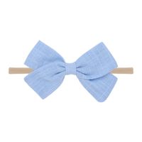 Nihaojewelry Cute Children's Cotton And Linen Fabric Bow Hair Band Wholesale Jewelry sku image 19