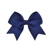 Nihaojewelry Simple Pure Color Children's Bow Hairpin Wholesale Jewelry sku image 2