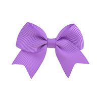 Nihaojewelry Simple Pure Color Children's Bow Hairpin Wholesale Jewelry sku image 6