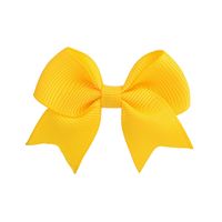 Nihaojewelry Simple Pure Color Children's Bow Hairpin Wholesale Jewelry sku image 11