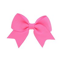 Nihaojewelry Simple Pure Color Children's Bow Hairpin Wholesale Jewelry sku image 14