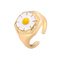 Wholesale Jewelry Retro Heart  Tulip Flower Ring Nihaojewelry sku image 14