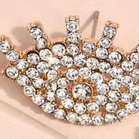 Nihaojewelry Fashion Volle Diamantaugenform Ohrringe Großhandel Schmuck main image 5