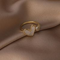 Special-interest Design Fritillary Love Index Finger Ring Female Japanese Entry Lux Gold Ring French Retro With Opening Adjustable main image 4