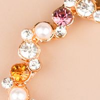 Nihaojewelry Fashion Diamond-studded Round Earrings Wholesale Jewelry main image 5